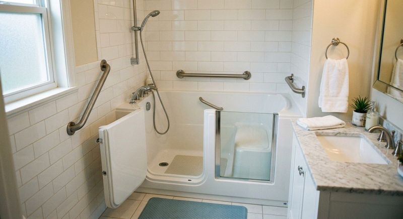 Elderly Bathtub Installation detail